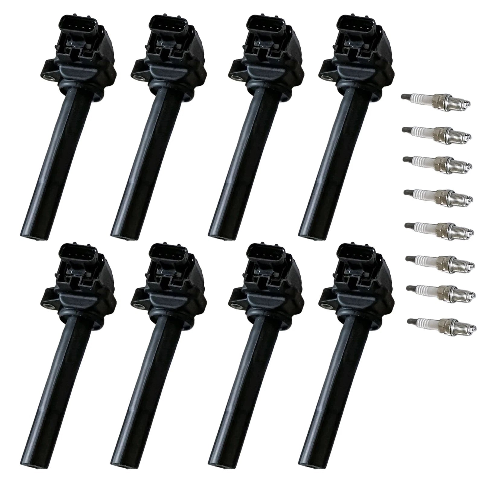 Set of 8 Ignition Coils & Spark Plugs for Lexus GS400 LS400 SC400 (1991–2000)