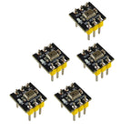 5X INMP441 24-Bit I2S Omnidirectional Microphone Module Black PCB