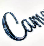 Metal Emblem Sign Script Logo for Chevrolet Camaro (1970–1974)