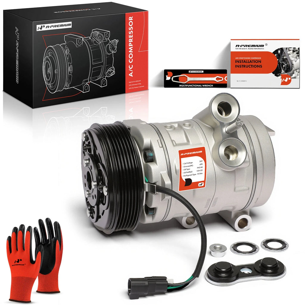 A/C Compressor with Clutch for Chevy Equinox Pontiac Torrent (2008–2009)