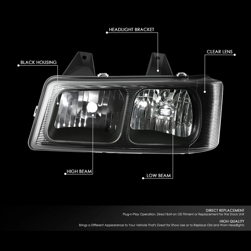 Left Side Headlight for Chevrolet Express GMC Savana 1500 2500 3500 4500 (2003–2023)
