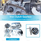 2:1 Reduction Wet Clutch Gearbox for Honda GX270/GX390 (2000–2023)