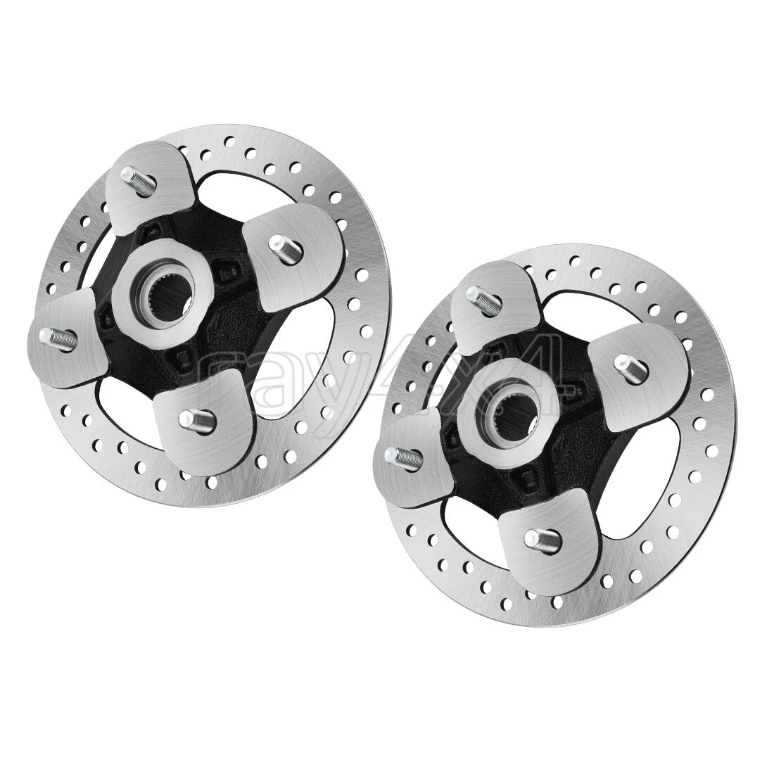 Set of 2 Wheel Hubs & Rotors for Polaris RZR XP 1000, RZR XP 4 1000