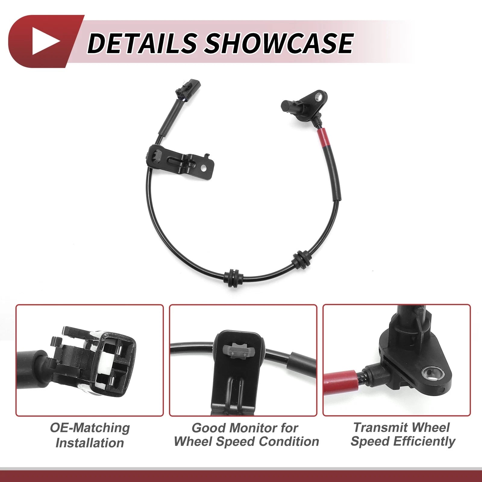 ABS Wheel Speed Sensor No.2 ABS2629 for Hyundai Genesis Coupe (2010–2016)