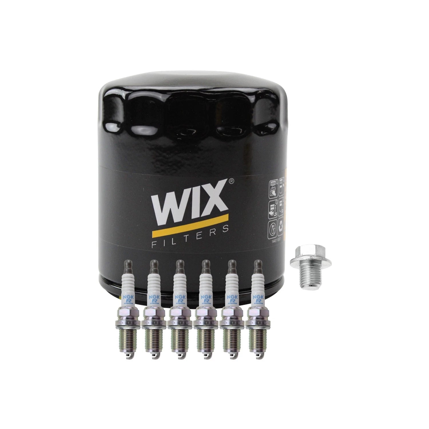 Wix Engine Oil Filter & NGK Spark Plug Kit for Avalon Camry ES300 Solara (1995–2006)