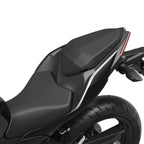Black Rear Passenger Seat Pillion for Kawasaki Ninja 500 (2024–2025)