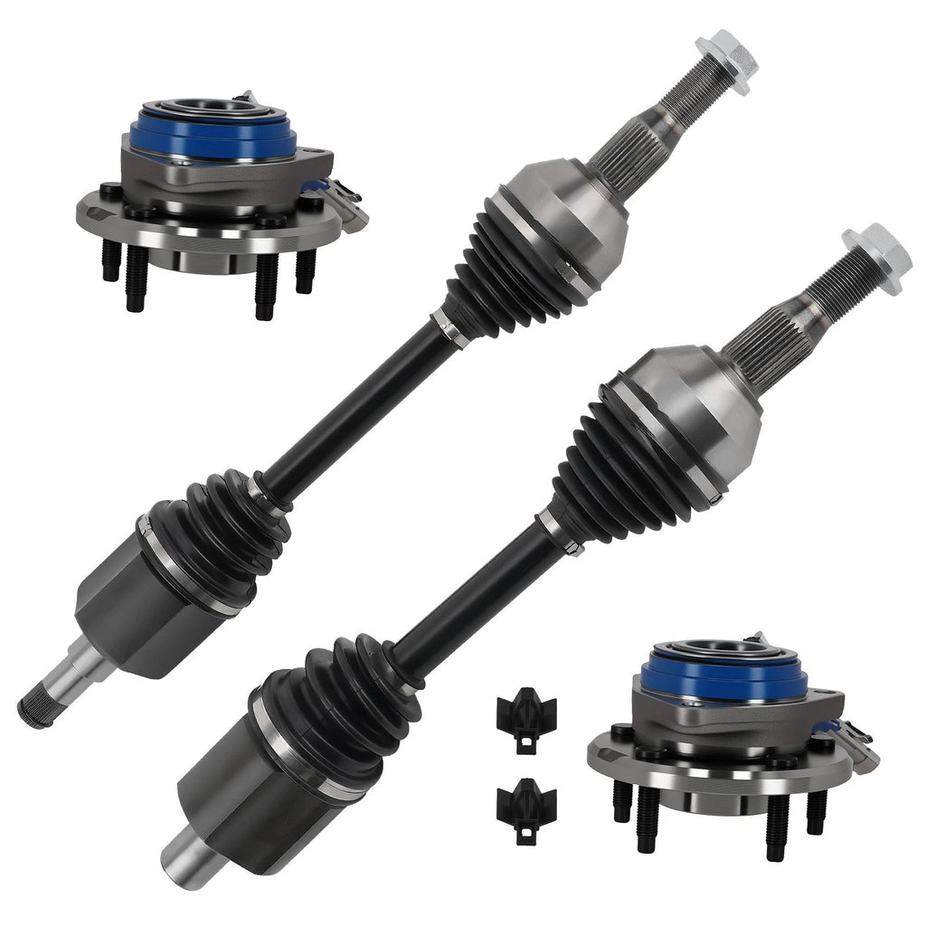Front CV Axle Shaft & Wheel Hub Set for Buick LaCrosse, Century, Chevy Monte Carlo