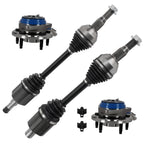 Front CV Axle Shaft & Wheel Hub Set for Buick LaCrosse, Century, Chevy Monte Carlo