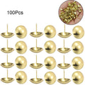 100Pcs Gold Upholstery Nails for Furniture