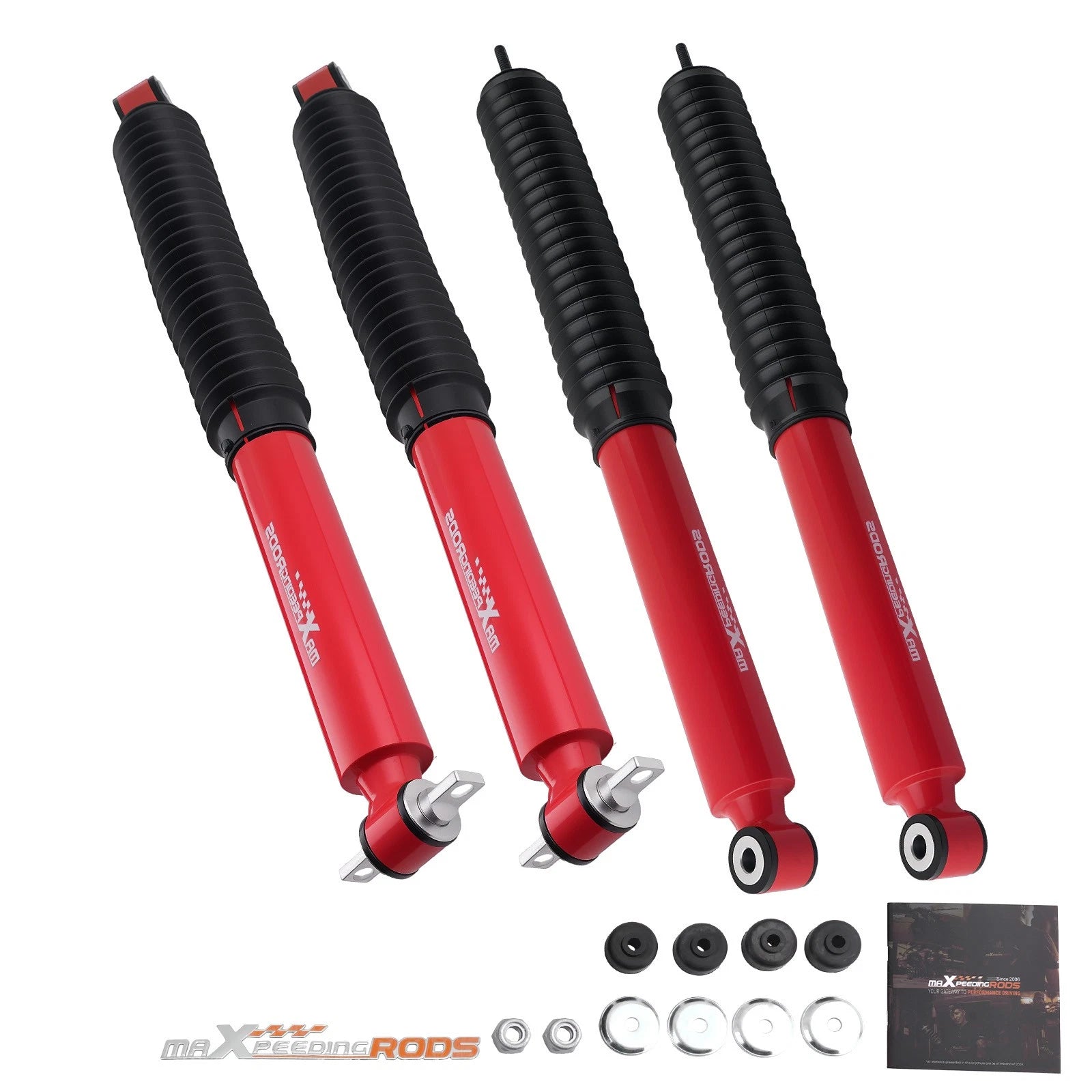 Front Rear Lift Shock Absorber for Jeep Wrangler (2007–2018) 1.5-3" Lift
