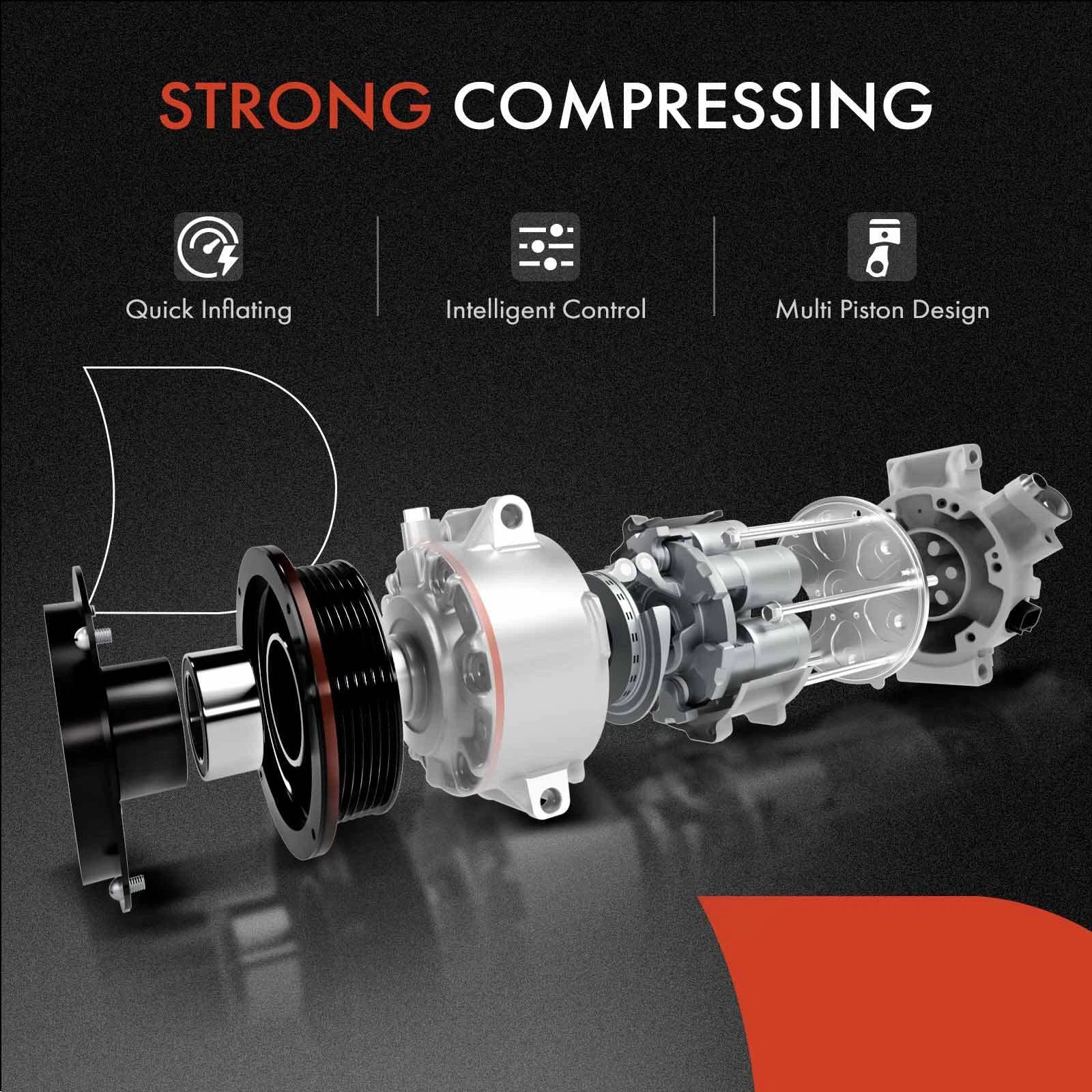 A/C Compressor with Clutch for Mercedes-Benz CLA250 (2014-2019)