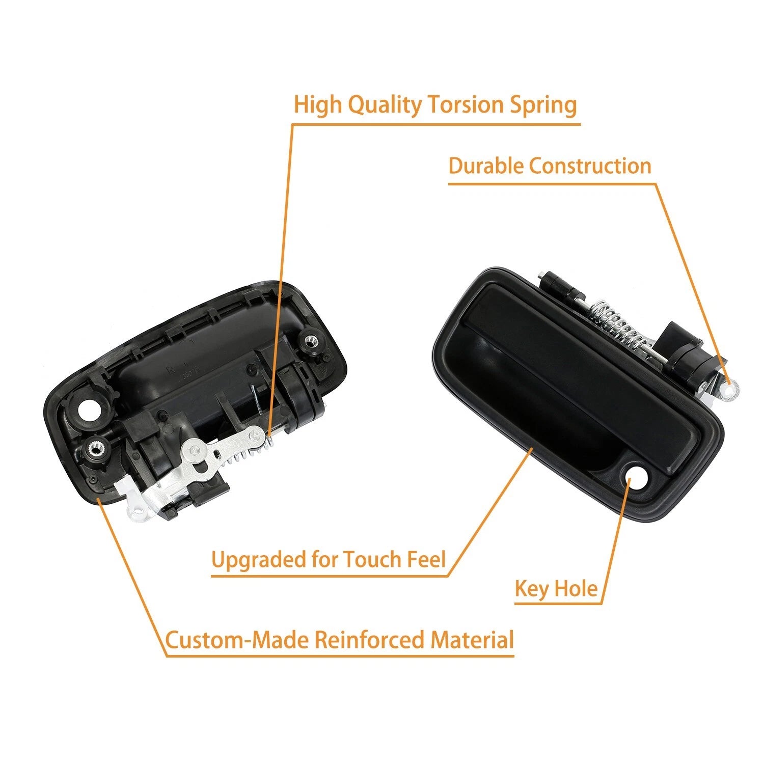 Exterior Door Handle Pair for Toyota Tacoma (1995–2004)