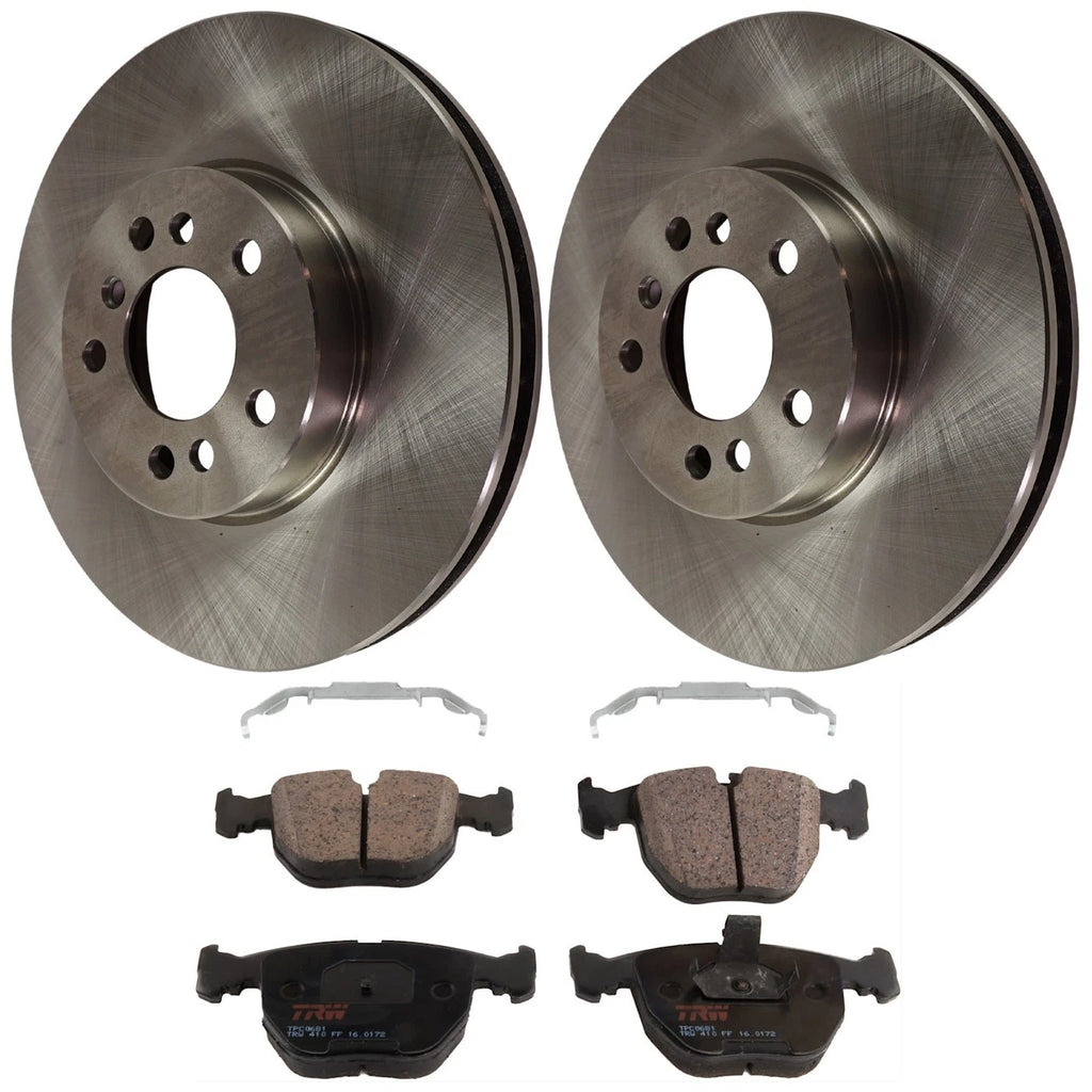 Set of 2 Brake Disc and Pad Kits for BMW X5 Series (E53)
