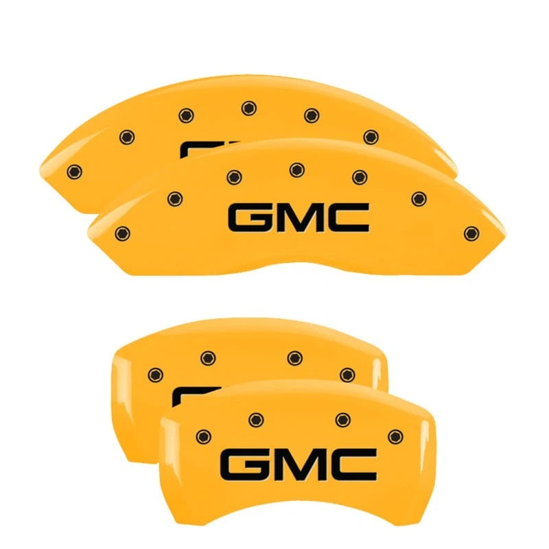 Set of 4 Yellow Caliper Covers for GMC Canyon (2023–2025)