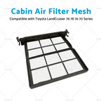 Cabin Air Filter Mesh for Toyota LandCruiser 70 76 78 79 (2000–2023)