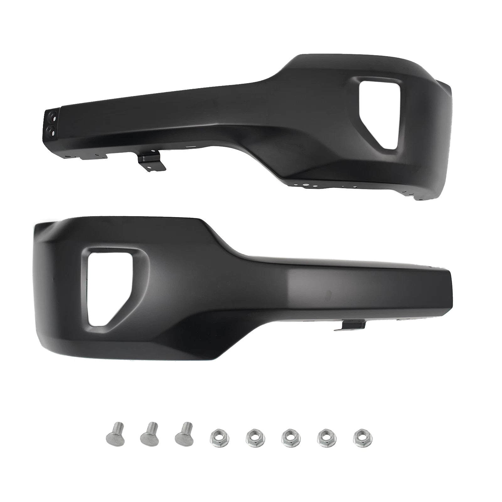 Front Bumper for Chevy Silverado 1500 (2016–2018) Black with Fog Holes