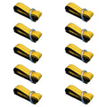 Set of 10 Wheel Tie Down Straps 8' w/D-Ring for Car Hauler Tow Dolly