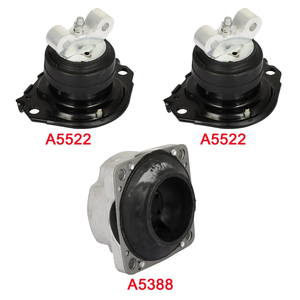 Set of 3 Engine Mount Kit for Chrysler 300 (2013–2013) A5522 A5388