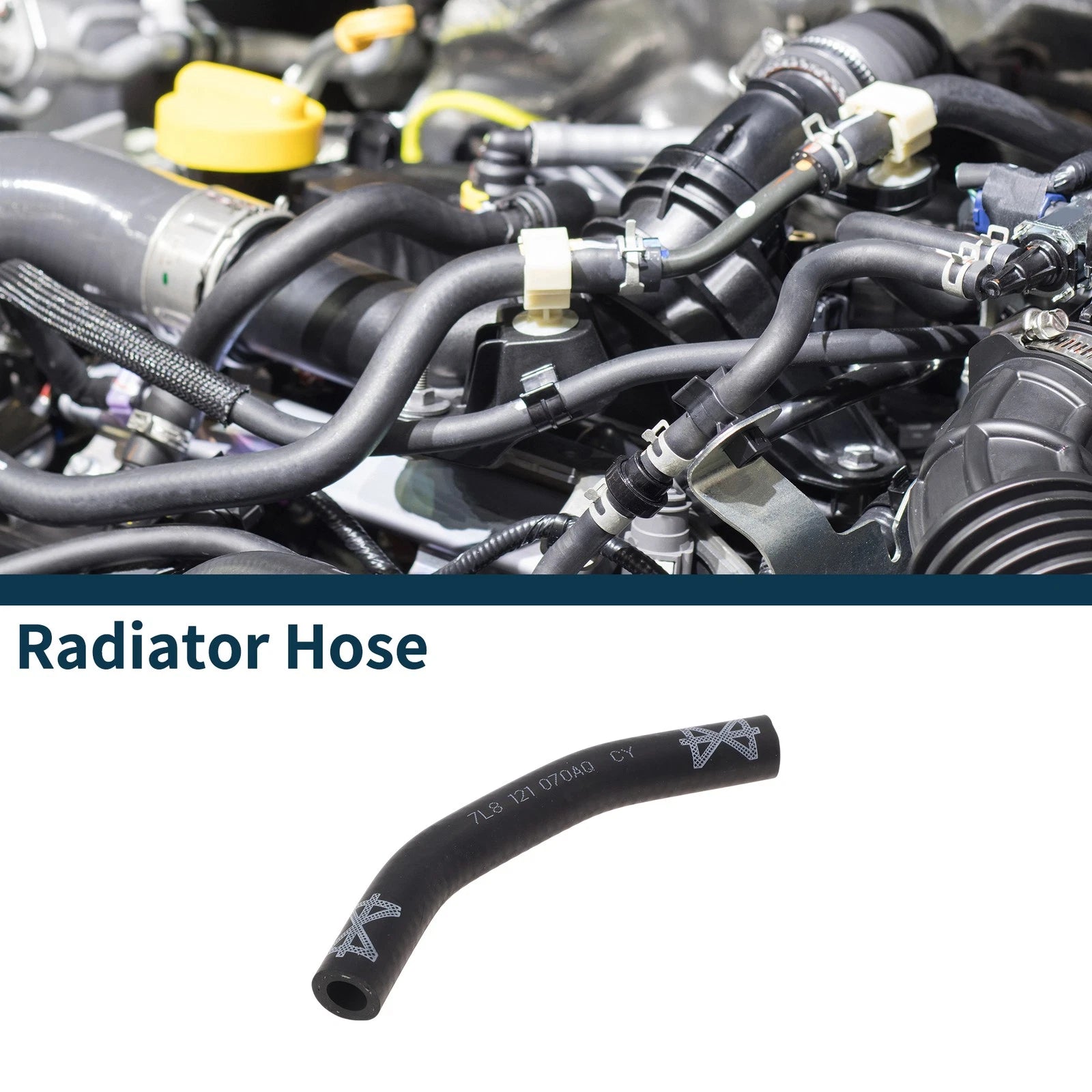 Radiator Hose No. 7L8121070AQ for Audi Q7 3.0L (2011–2015)