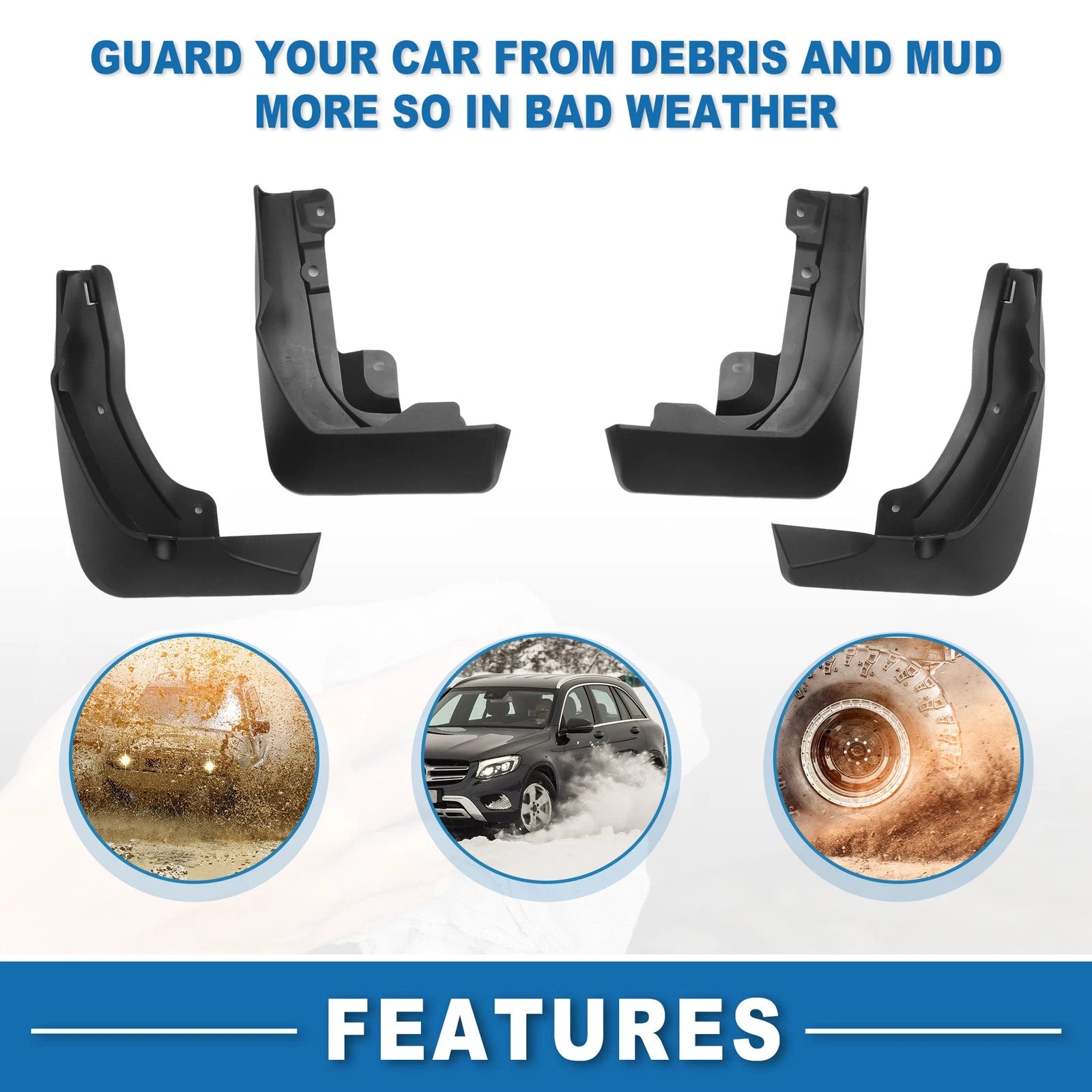 Mud Flap Splash Guard for Honda CR-V (2023–2024)
