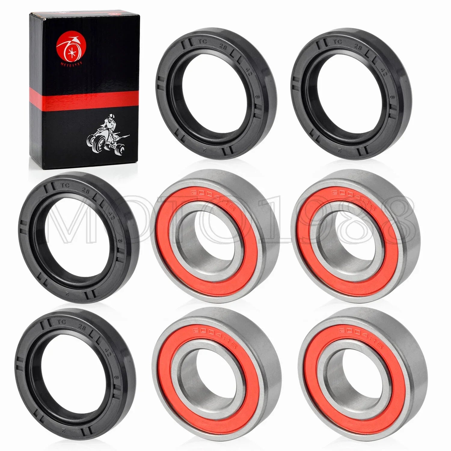 Front Wheel Bearing & Seal for Honda Rancher TRX350 TE TM Recon 250 (2000–2006)