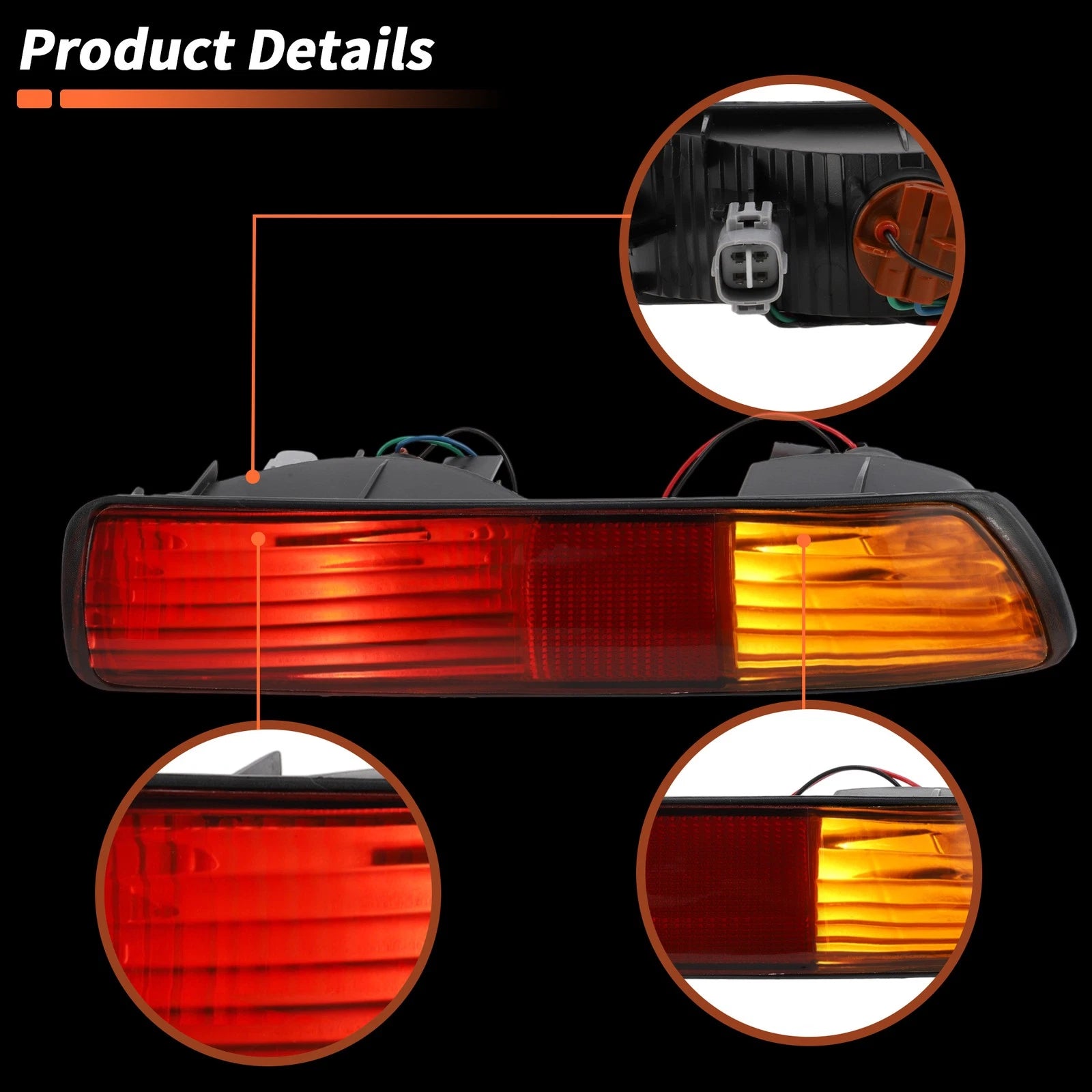 Rear Bumper Tail Light Shell No.MR508783 for Mitsubishi Pajero/Montero (–)