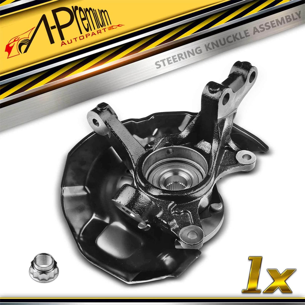 Front Left Steering Knuckle & Hub Bearing for Toyota Highlander (2004-2007)
