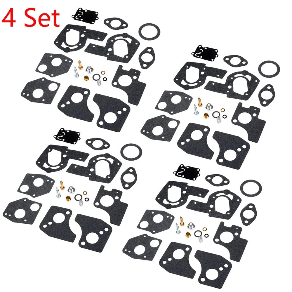 Set of 4 Carburetor Gasket Kit for Briggs & Stratton (495606, 494624)