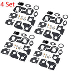 Set of 4 Carburetor Gasket Kit for Briggs & Stratton (495606, 494624)
