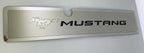 Radiator Cover Plate Pony Emblem Black Carbon Fiber for 2015–2017 Mustang GT