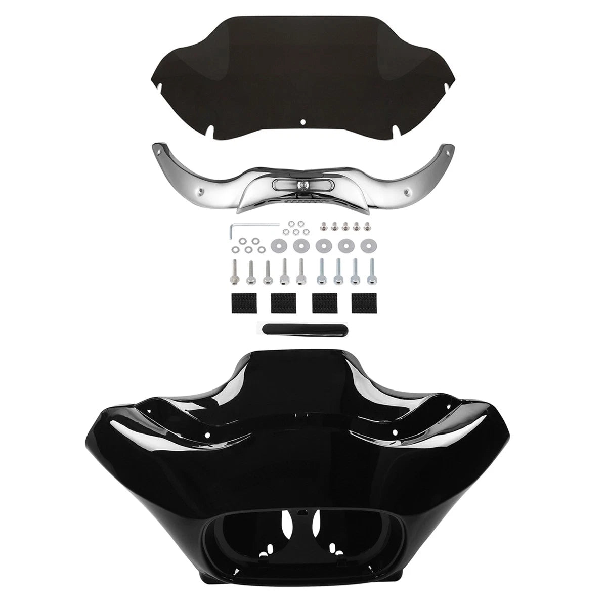 Inner & Outer Fairings Windshield Trim for Harley Road Glide (1998–2013)