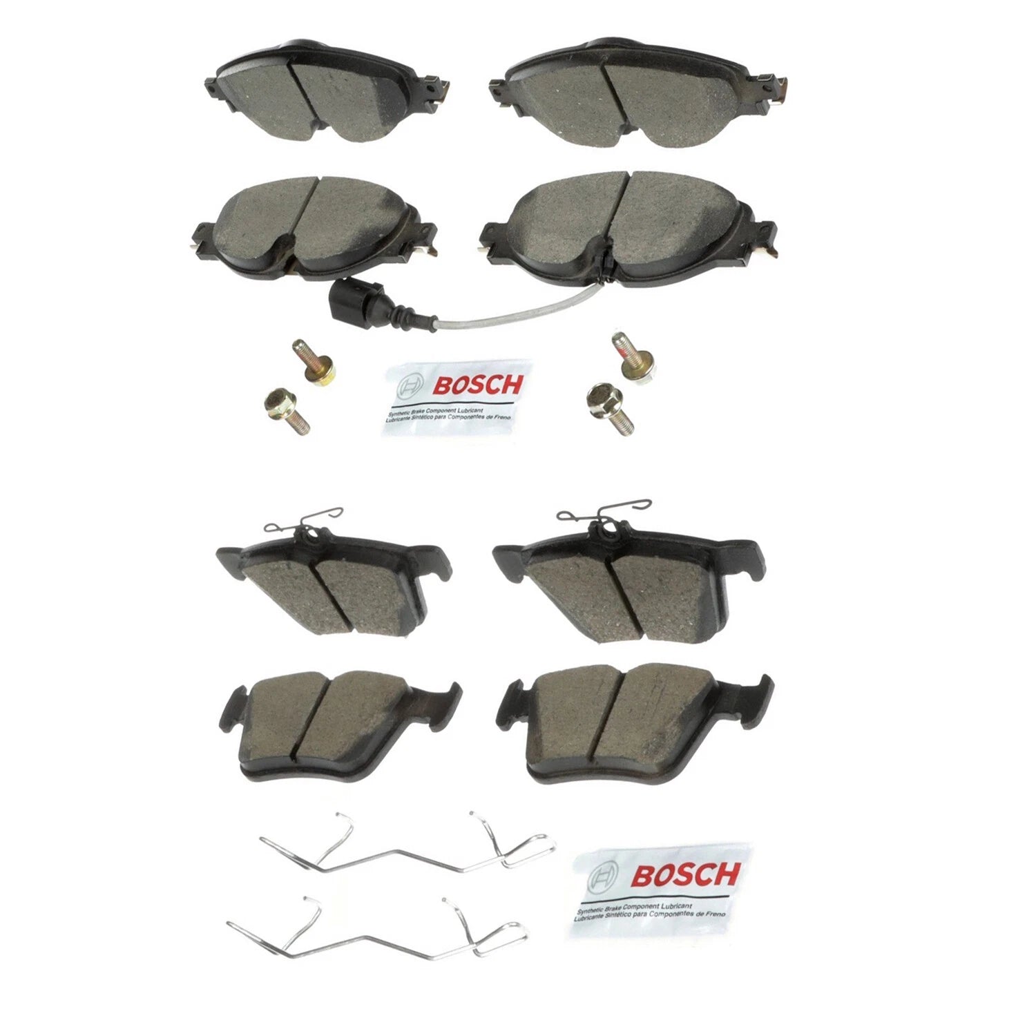 Bosch Quietcast Brake Pad Kit for e-Golf, Jetta, Taos (2015–2023)