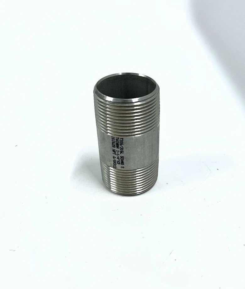316/316L Stainless Steel Pipe 1-1/4 NPT for McMaster-Carr (4548K245)