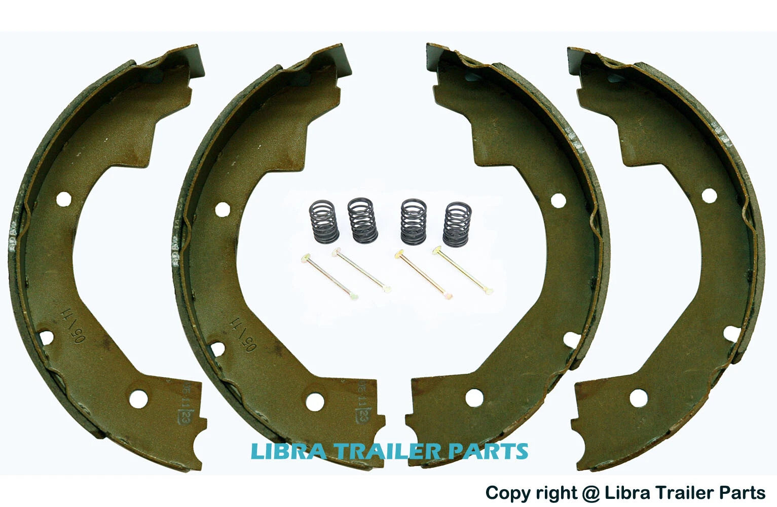 2X Electric Trailer Brake Shoes Replacement Kits for (21028/20142)