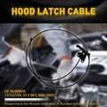 Hood Latch Release Cable Handle 912-001 for Chevrolet S10 Blazer (1994–2001)