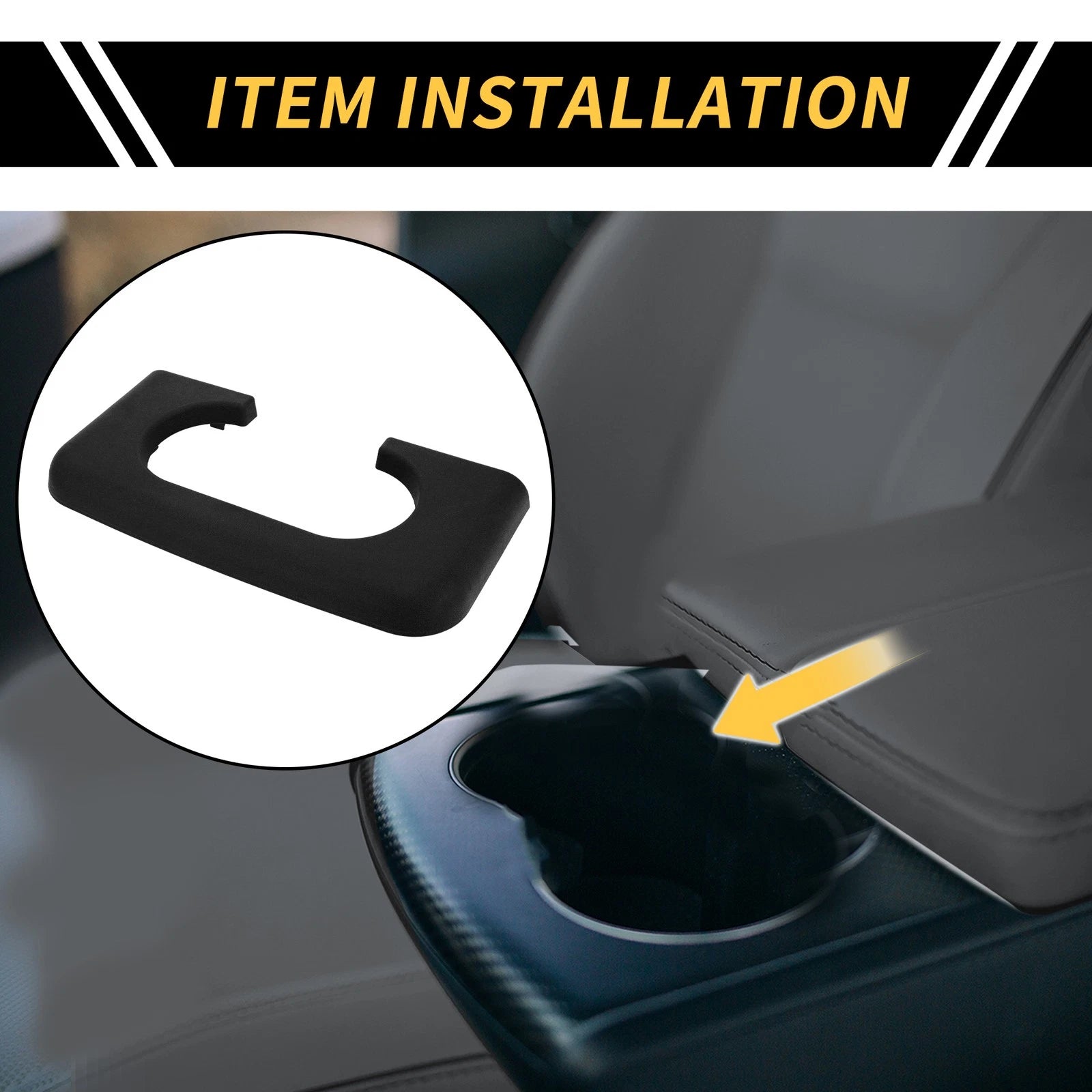 Center Console Cup Holder Armrest Pad for Ford F-250 F-350 (1999–2009)