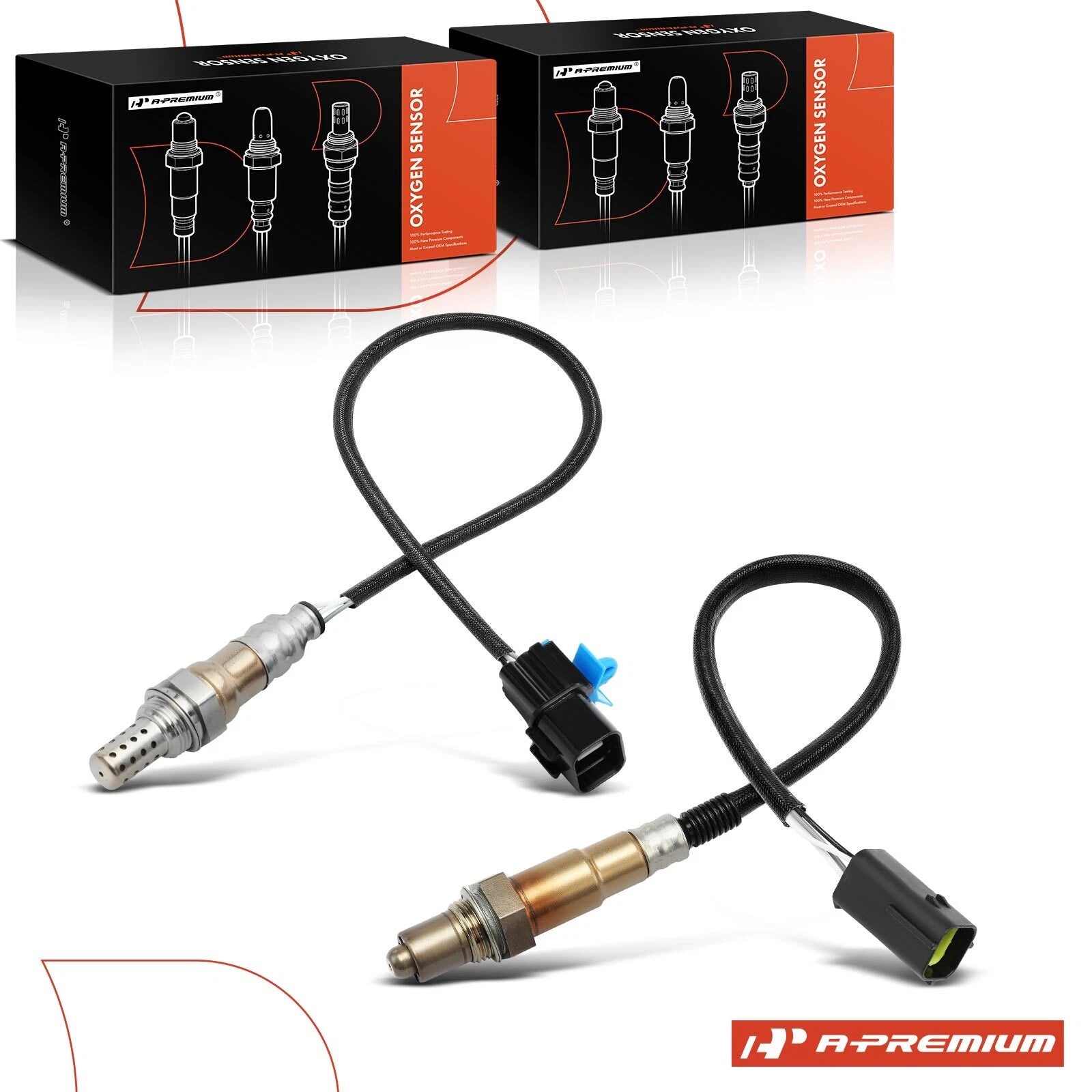 2X O2 Oxygen Sensors for Chevy Aveo (1999–2001)