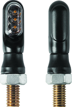 Mini Turn Signal Pair with Amber LEDs for Powersports (60mm)