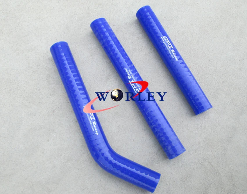 Blue Silicone Radiator Water Hose Kit for KTM 125 SX 144 SX 150 (2007-2010)