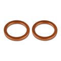 2X Muffler Gaskets for Honda CA160 CA175 CB125S CB175 CB160 CB500 (1965–1978)