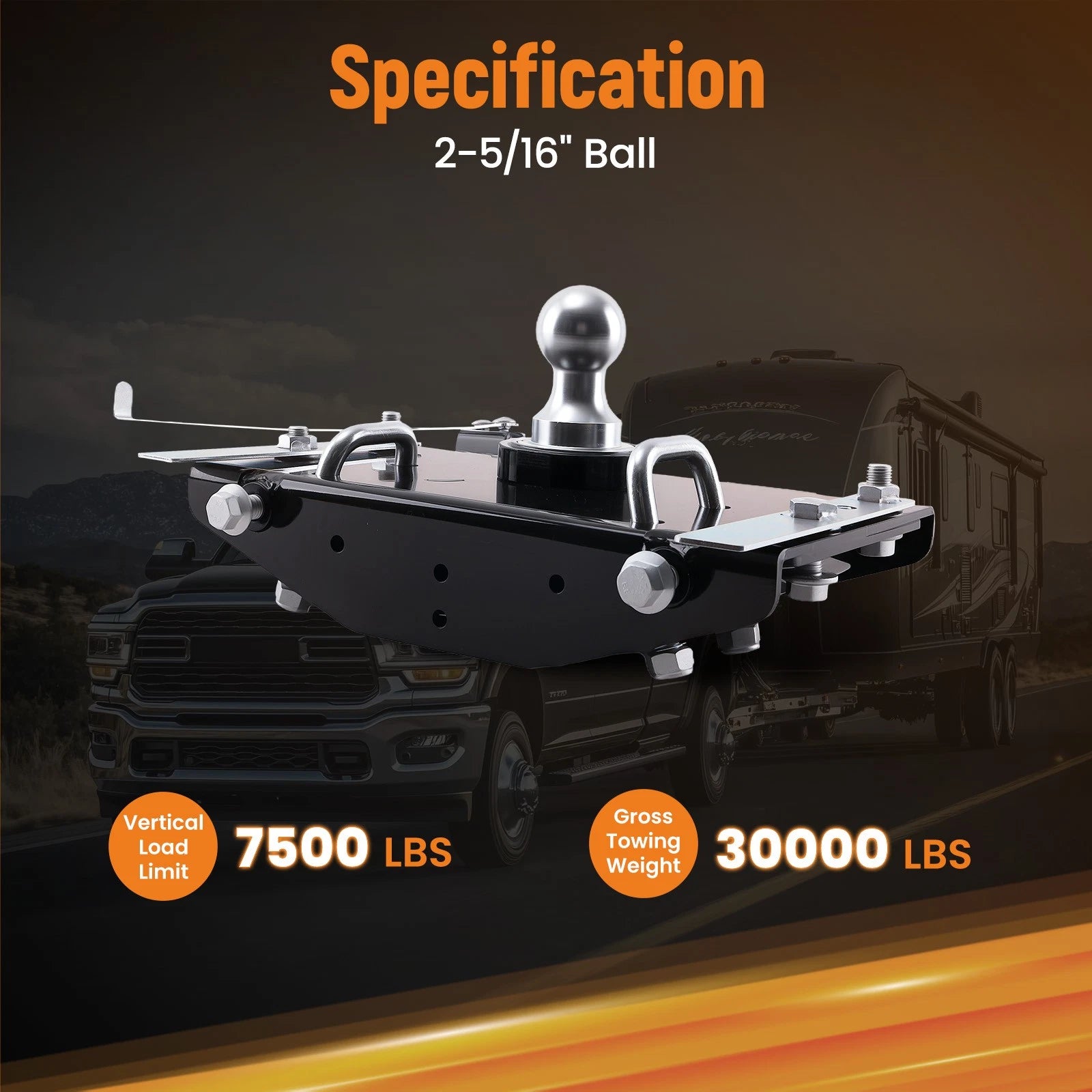 Gooseneck Hitch for Dodge Ram 2500 3500 (2019–2025)