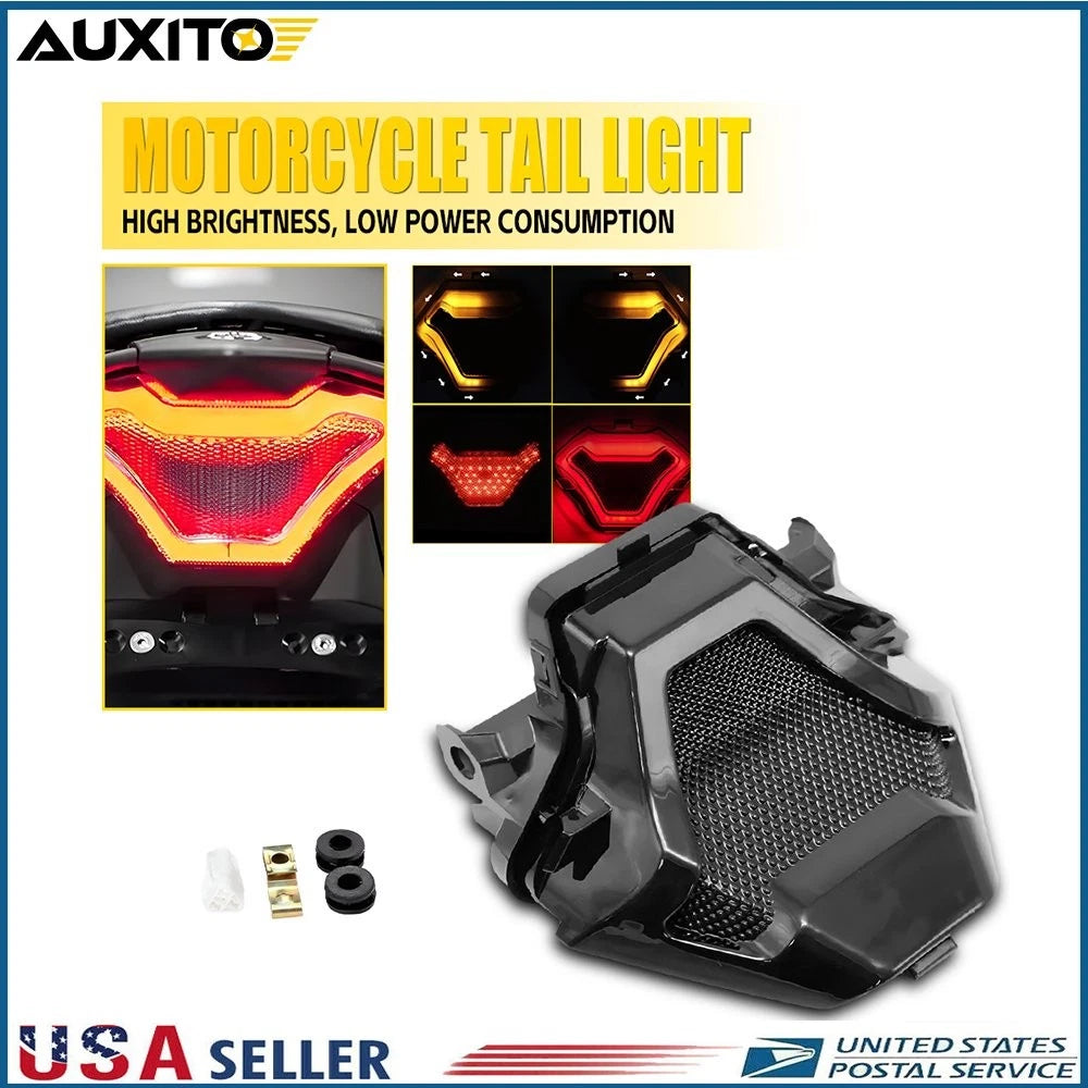 Integrated LED Tail Light Turn Signals for Yamaha MT07 MT03 MT-25 YZF-R3 (2014–2023)