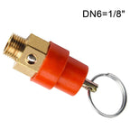 Brass 1/4" 8kg Air Compressor Pressure Safety Relief Valve 120PSI