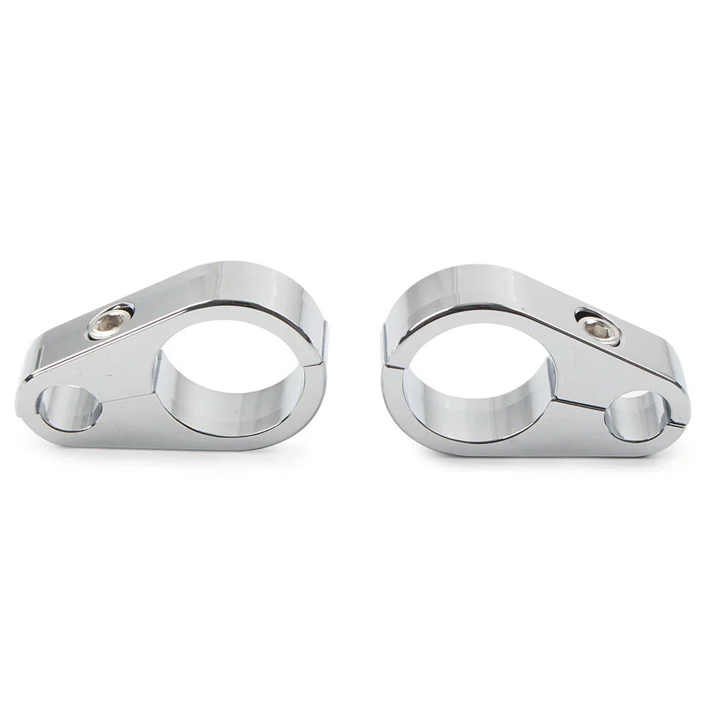 Motorcycle Brake Clutch Cable Wire Clamp Clip for Harley 1" Handlebar