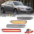 Set of 4 Clear LED Side Marker Lights for Acura TL (2004–2008)