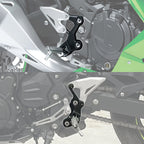 Front Driver Footpegs Bracket for Kawasaki Ninja 400 (2018–2024), 500 (2024), Z500 (2024)