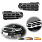 Switchback LED Sequential DRL Turn Signal Fog Lights for Toyota FJ Cruiser