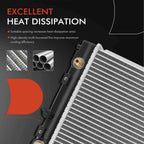 Radiator with Trans Oil Cooler for Acura EL Honda Civic (1992–2000)