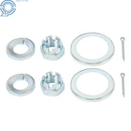 Pair Front Steering Knuckles & Wheel Hub Bearings for Hyundai Sonata (2011–2013)