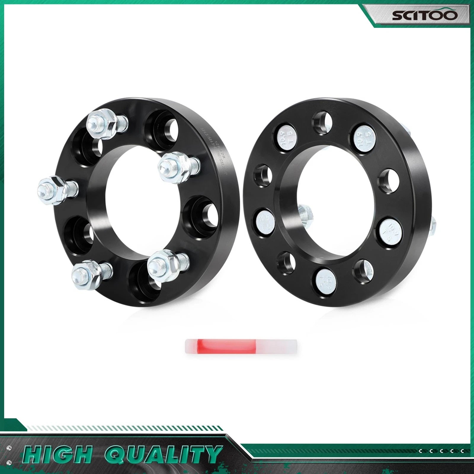 2X 1" Wheel Spacers 5x4.5 5x114.3mm 12X1.25 for Infiniti Q50 (2014–2022)